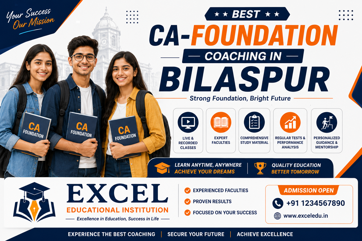 Best CA Foundation Coaching in Bilaspur